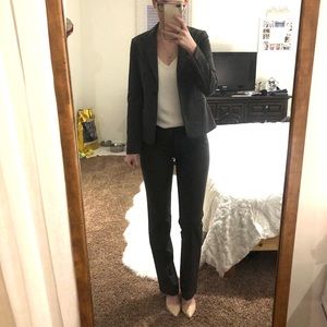 Charcoal grey Express 2 piece suit 00